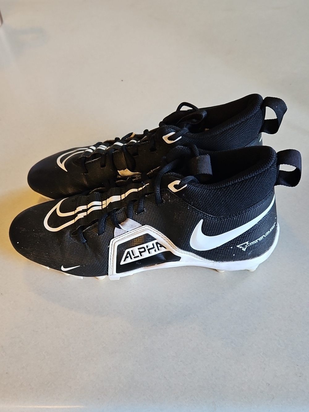 Nike Black Alpha Football Cleats